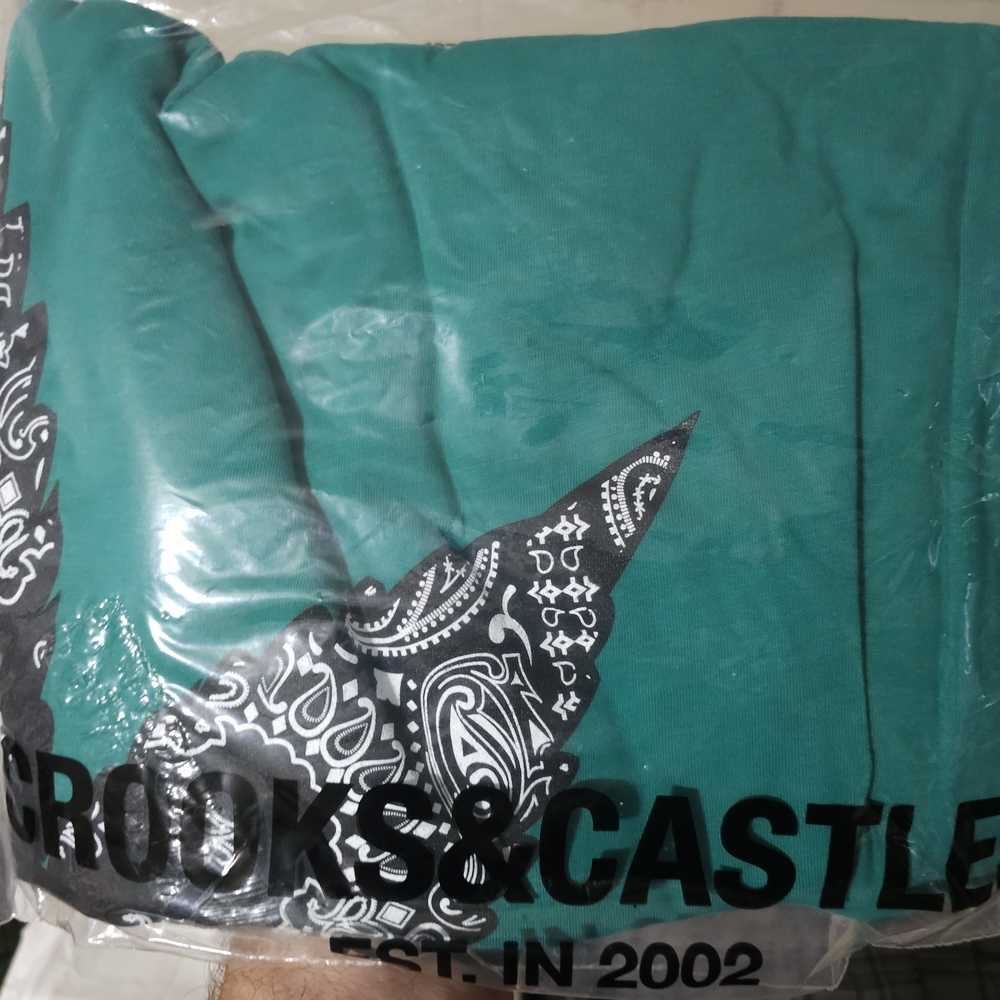 Crooks & Castles Teal Graphic Tee